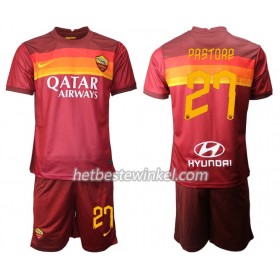 AS Roma Javier Pastore 27 Kind Voetbaltenues Thuis 2020/21 - SS (+ Korte broeken)